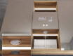Lite LED-Baderomsskap Lisa 100 x 70cm #10