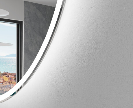 Asymmetrisk speil med LED lys T222 #2