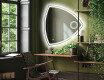 Asymmetrisk speil med LED lys T222 #4