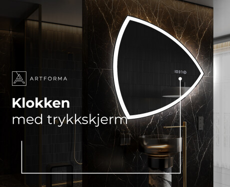 LED-badsspeil med uregelmessig form T222 #7