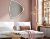 Asymmetrisk speil med LED lys T223 #5