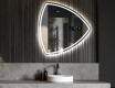 Asymmetrisk speil med LED lys T223 #6