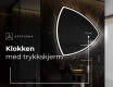 LED-badsspeil med uregelmessig form T223 #7