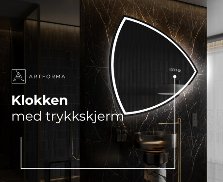 LED-badsspeil med uregelmessig form T223 #7