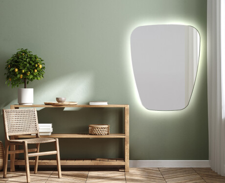 Asymmetrisk speil med lys LED Z221 #2