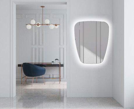 Asymmetrisk speil med lys LED Z222 #5