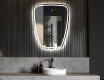 Asymmetrisk speil med lys LED Z223 #6