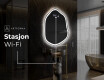 LED-badsspeil med uregelmessig form E222 #7