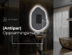 LED-badsspeil med uregelmessig form E222 #9