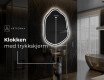 LED-badsspeil med uregelmessig form E223 #9