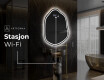 LED-badsspeil med uregelmessig form E223 #7