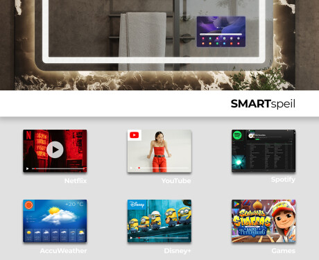 Baderomsspeil Med Lys L143 #3