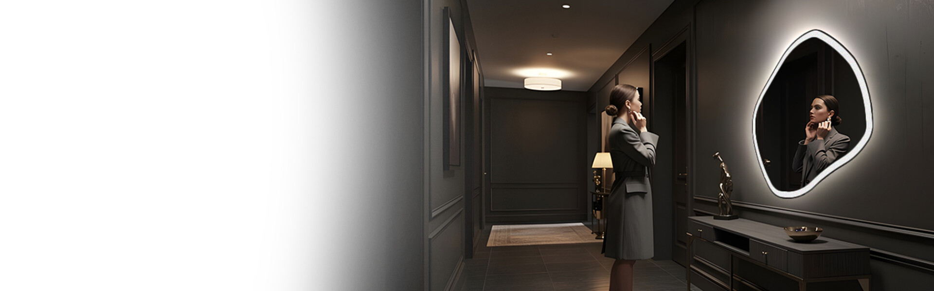 Uregelmessige LED-speil